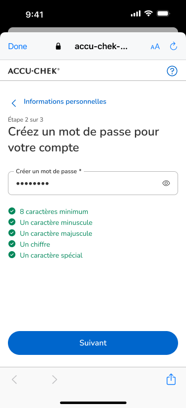 03 - Register - Password filled