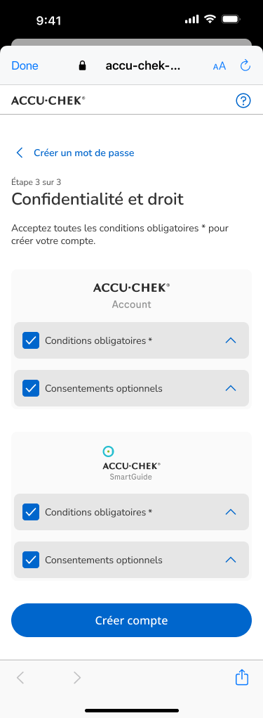04 - Register - Consents collapsed selected