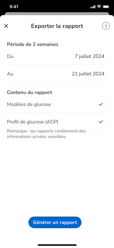 Export report