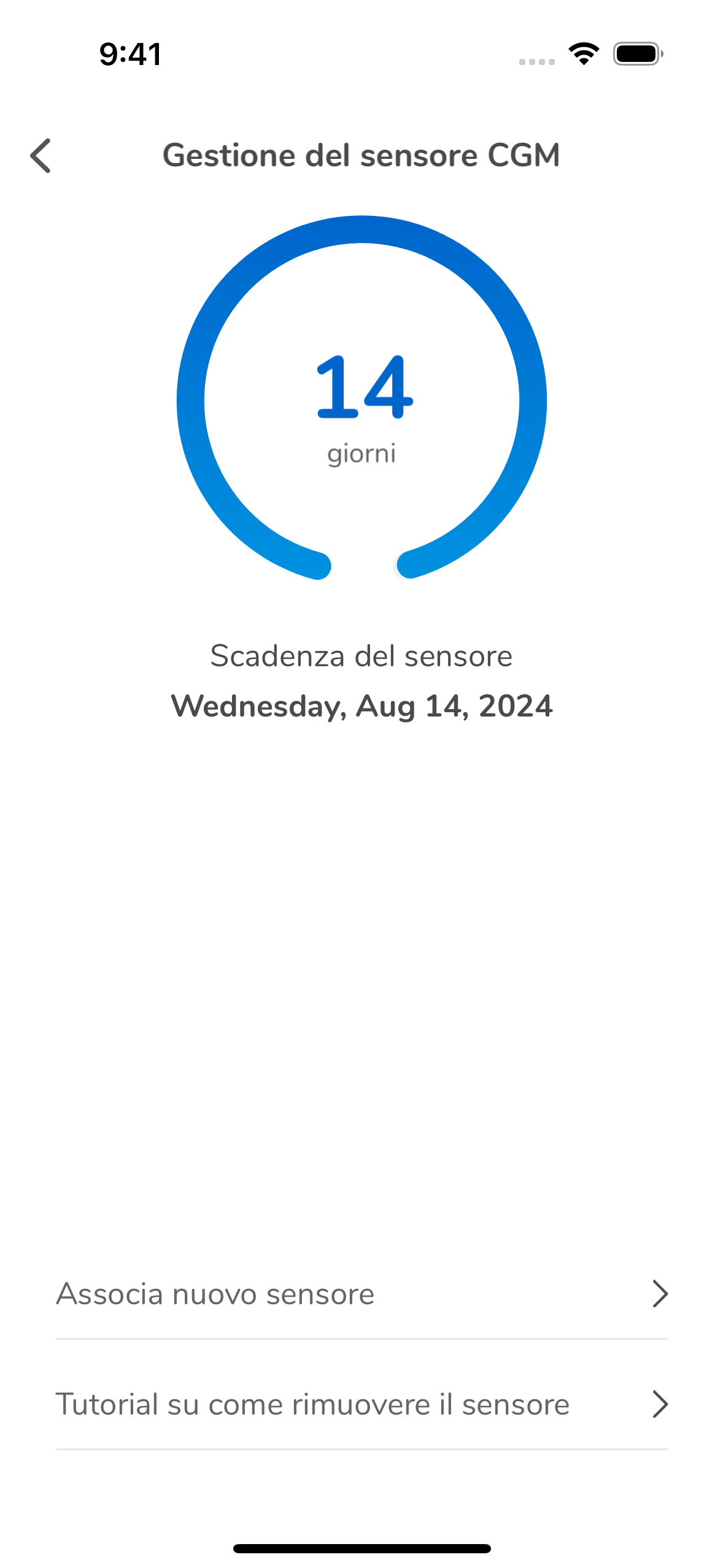 09_04_Manage CGM Session 14 days remaining