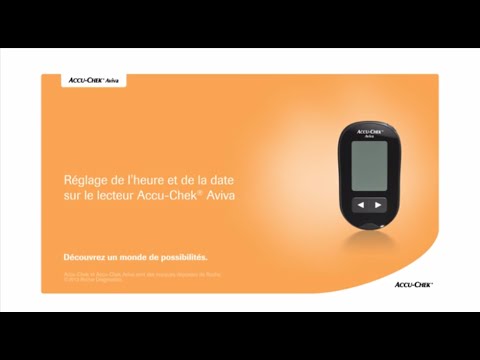 Accu-Chek® Aviva: réglage de l’heure et de la date