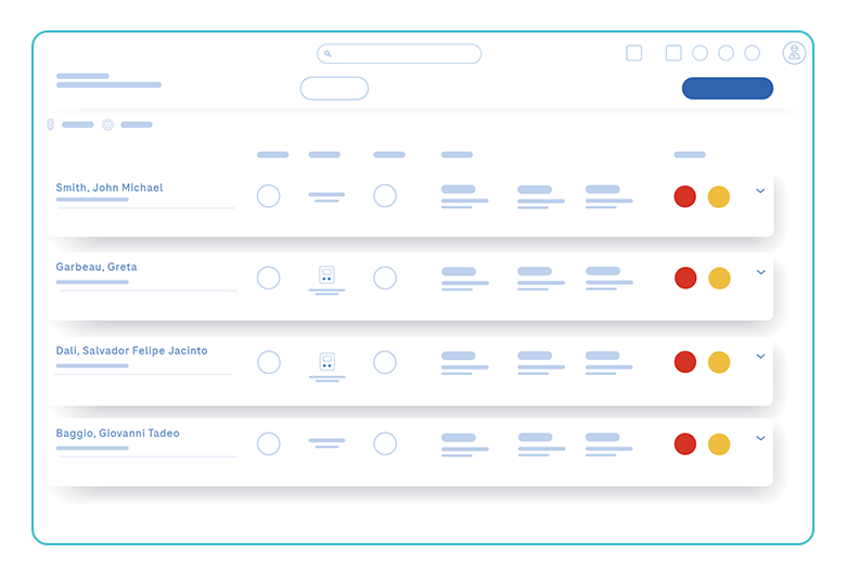 Patient Management screen